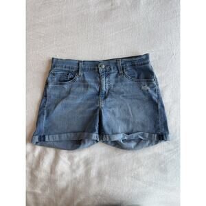 Levi’s Mid Length Cuffed Denim Blue Shorts Women Size 29